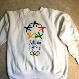 1996 Olympics Atlanta White Sweatshirt